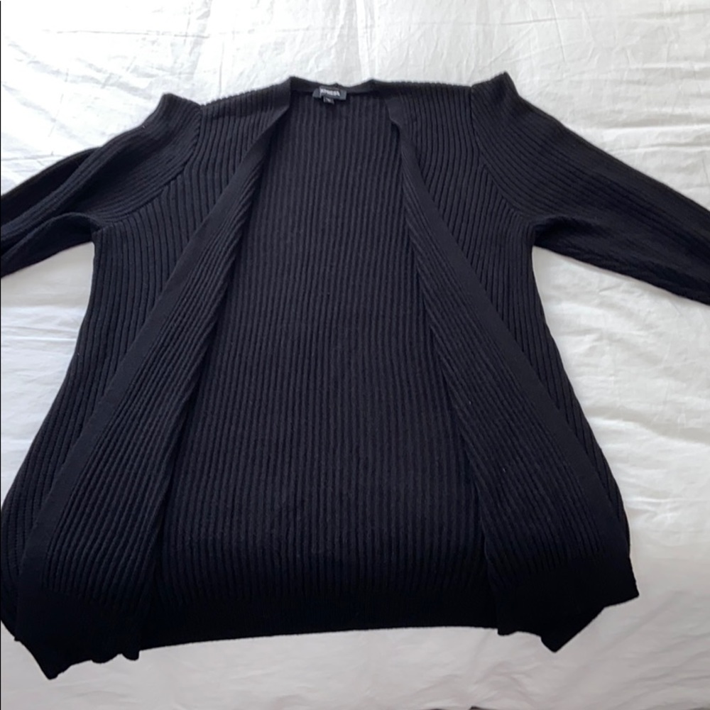 Express Black long cardigan